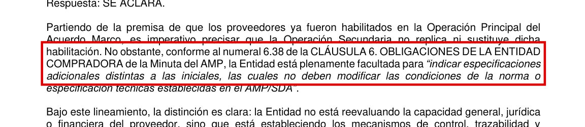 La respuesta del Ejército invoca una cláusula que no dice lo que se le atribuye